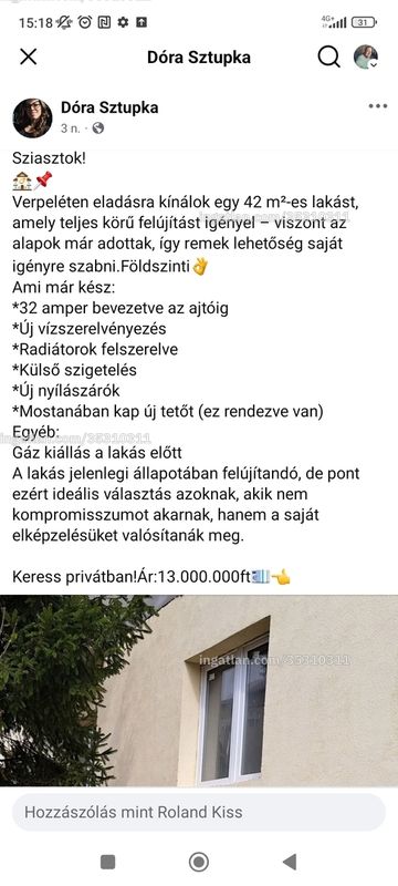 Ingatlan kép